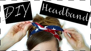 DIY Bandana Wire Headband [upl. by Felisha]