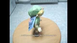 papercraft Legend of Zelda Majoras Mask young Link [upl. by Fagan]