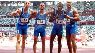 Staffetta 4x100 italia tokyo 2020 [upl. by Nolat]