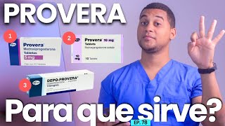 PROVERA PARA QUE SIRVE  3 COSAS [upl. by Savihc907]