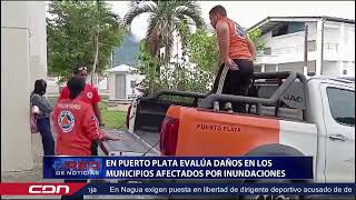 En Puerto Plata evalúa daños en los municipios afectados por inundaciones [upl. by Gav]