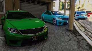 GTA CAR MEETS PS5  TAKEOVERS CUT UPS [upl. by Tildie280]