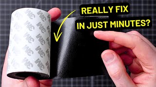 Leather Repair Tape Benefits and How to Use It [upl. by Llerdnod]