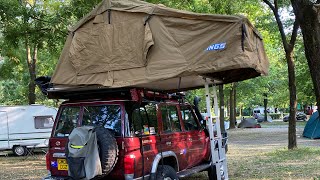 Adventure Kings Roof Tent Review Must Watch [upl. by Ahsenac757]