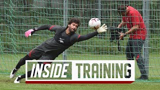 Inside Training Brilliant goalkeepers session and fastpaced finishing [upl. by Nothgierc206]