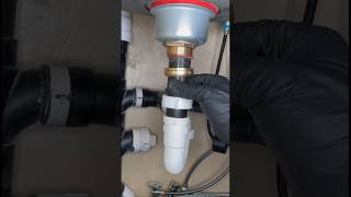 Leaking Drain Strainer Replacement plumbing diy helpingothers [upl. by Annavaig]