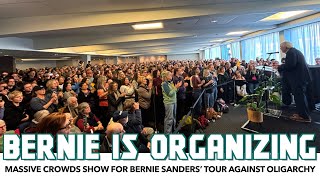 Massive Crowds Show For Bernie Sanders In Trump States [upl. by Rolandson]