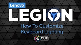 Lenovo Legion  How To Customize Keyboard Lighting [upl. by Slaohcin]