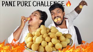 Pani Puri Challenge with Jaanu 🔥  Got Stomach upset 😭 [upl. by Evyn54]