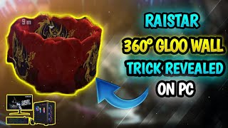 Raister 360 gloo wall free fire pc I 360 gloowall in pc I free fire best gloo wall tricks in pc [upl. by Cesya]