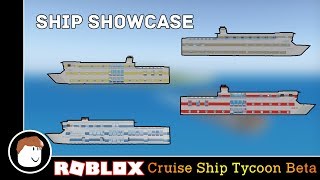 Roblox Showcase  Cruise Ship Tycoon Beta [upl. by Leunad]