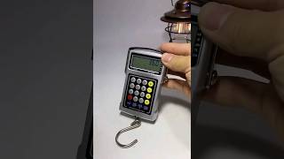 50kg 10g Scale Calculator Electronic Digital Hanging Weight Hook shorts [upl. by Trevah]