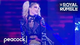 Royal Rumble 2025 Alexa Bliss Jordynne Grace Enter The Womens Rumble  WWE Highlights  Peacock [upl. by Lauber]