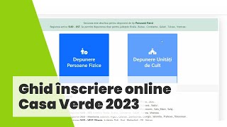 Ghid Înscriere Program Casa Verde Fotovoltaice 2023 [upl. by Carli]