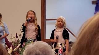 The Detty Sisters singing quotHe Saw It Allquot Live at Cornerstone FWB Ontario Ohio [upl. by Anastasius]