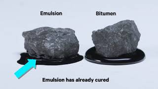 Watch the performance of bitumen emulsion vs standard bitumen  timelapse [upl. by Ttenrag]