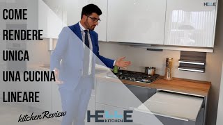 Come Arredare una Cucina Moderna Lineare Senza Rinunciare a Nulla  Kitchen Review [upl. by Nahtan788]