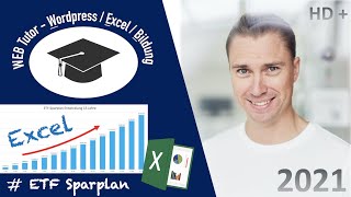 EXCEL – TOOL ETF  Sparplan  Brokerkosten  Zinseszinseffekt  Sparplanrechner mit EXCEL [upl. by Naoj]