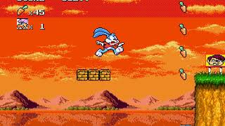 Tiny Toon Adventures Busters Hidden Treasure Genesis Full Longplay [upl. by Sigismond]