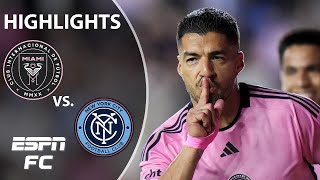 Inter Miami vs NYCFC  MLS Highlights  ESPN FC [upl. by Adnohral]