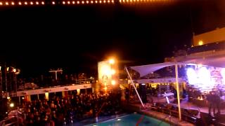 Full Metal Cruise II 2015  CruiseHymne vor dem Auslaufen aus Palma de Mallorca [upl. by Otreblig430]