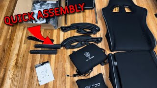 Dowinx Gaming Chair  Assembly amp Review [upl. by Hanser168]