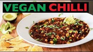 EASY vegan Chili Recipe  HOW TO MAKE CHILLI [upl. by Koetke605]