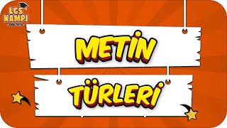 Metin Türleri  LGS Türkçe 2022 [upl. by Graner442]