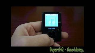 Philips GoGear 2GB Media Player  Product Review  SA3025 [upl. by Jarred]