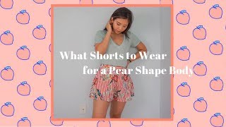 What Shorts to Wear for a Pear Shape Body  Petite Peach  LazzzySundaze [upl. by Acnalb]