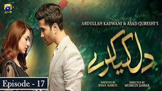 Dil Kya Karay Episode 17  Feroz Khan  Yumna Zaidi [upl. by Losse]