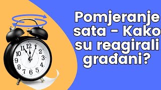 ANKETA Pitali smo građane Je li pomicanje sata utjecalo na vas  Bljesak [upl. by Etti347]