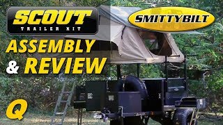 SmittyBilt Scout Trailer and Tent Assembly amp Overview [upl. by Irakuy]