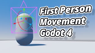 Tutorial First Person Movement In Godot 4 [upl. by Limemann330]