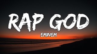 Eminem  Rap God Lyrics [upl. by Leal211]