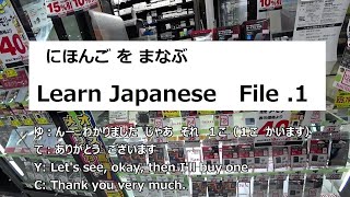 File 1  Learn Japanese Language With Subtitles [upl. by Leodora]