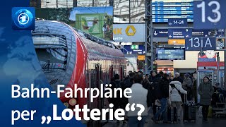 Medienbericht Große Probleme mit Fahrplänen der Deutschen Bahn [upl. by Llerral]