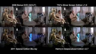 ORIGINAL Hologram Scene  Star Wars 1977 DeEd Bluray GOUT SSE [upl. by Cornel]