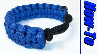 Adjustable Paracord Bracelet [upl. by Einnep]