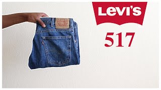 Levis 517 Review Sizing Thoughts [upl. by Aikemit]