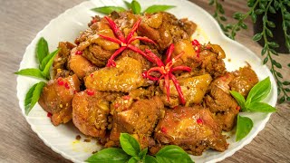 GÀ KHO SẢ ỚT nấu theo cách này đảm bảo sạch nồi cơm  Caramelized Chicken [upl. by Bridge347]