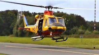 AB412 Helicopter landing [upl. by Aisanahta]