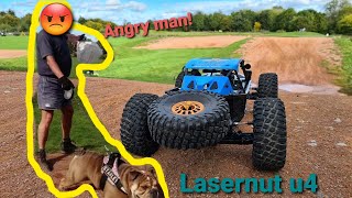 Losi Lasernut U4 at the BMX track [upl. by Itsim261]