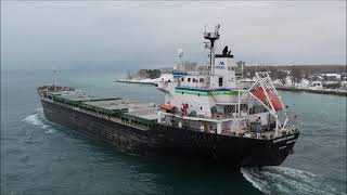 FLORENCE SPIRIT  Upbound Port Huron Michigan 11282021 [upl. by Yartnoed]