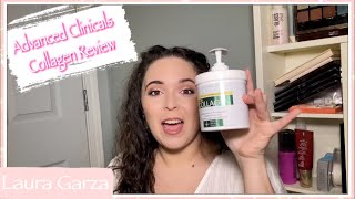 I Tried the Advanced Clinicals Collagen Cream  A Review  Laura Garza [upl. by Jezabel]