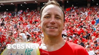 Why Joey Chestnut is banned from 2024 Nathans Hot Dog Eating Contest [upl. by Dinah]