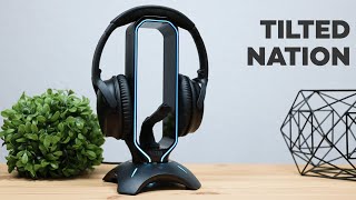 Tilted Nation RGB Headset Stand amp Gear Guide Review [upl. by Ellata]