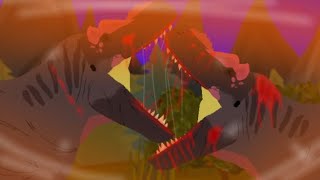 quotClash Of The Tyrantsquot Dinosaurs Short Animation [upl. by Rella]