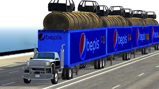 BeamNG Drive Crashes  Insane Crashes With Trucks 6 [upl. by Igiul399]