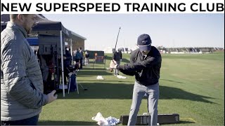 Testing Out The New SuperSpeed C Training Club W Golf Science Lab [upl. by Ojyram527]